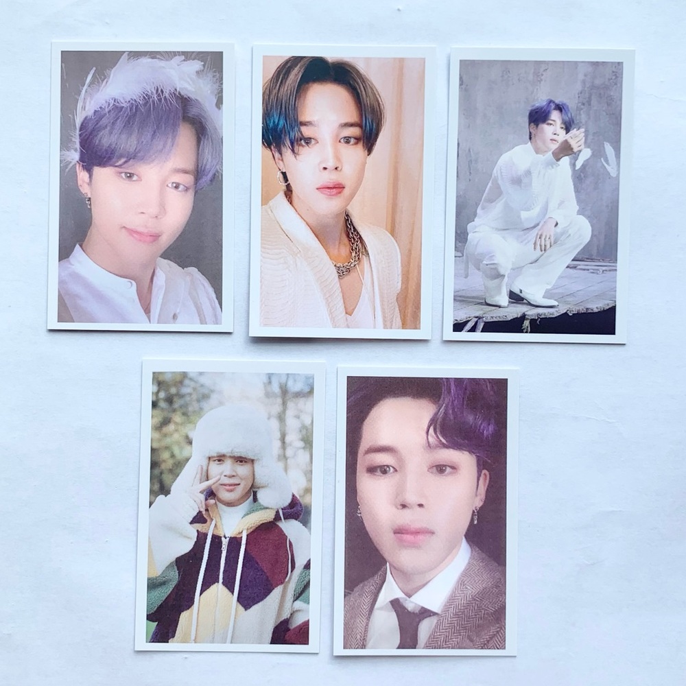 Jimin BTS Bangtan Boys Photocards Lot of 5
